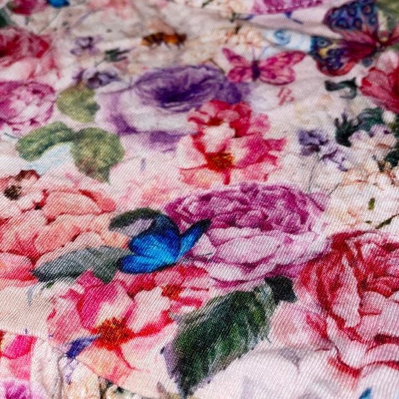 18/24 Mnth Posh Peanut Floral Butterfly Bummie Twirl 2pc Like New - Picture 7 of 13